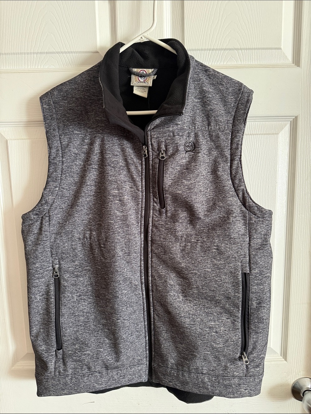 Cinch Men's Gray Heather Softshell Vest